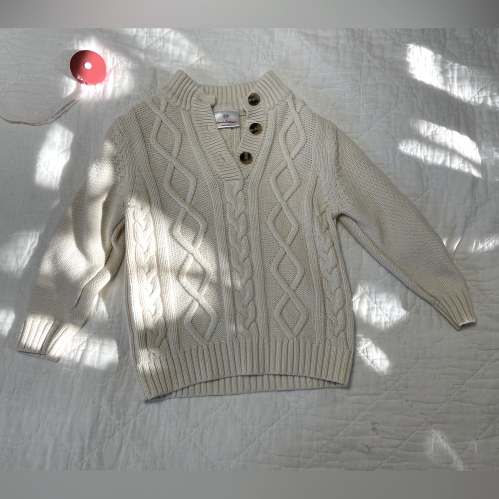 HANNA ANDERSSON kids fisherman sweater. Size 110/5t